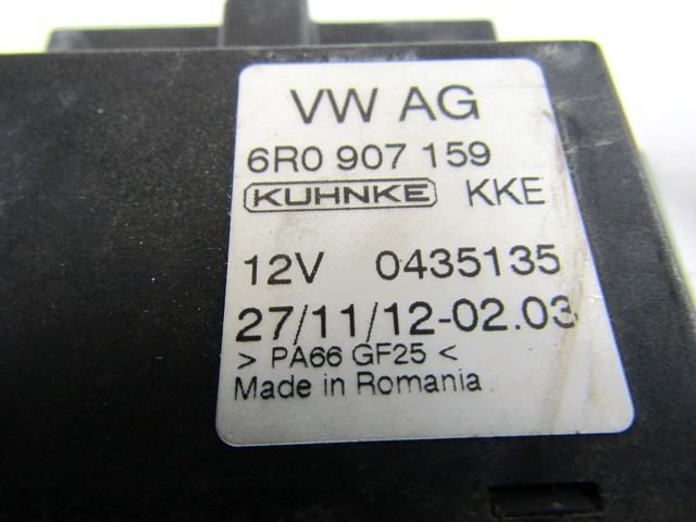RAZNE KRMILNE ENOTE  OEM N. 6R0907159 ORIGINAL REZERVNI DEL VOLKSWAGEN POLO 6R1 6C1 (06/2009 - 02/2014) BENZINA LETNIK 2013