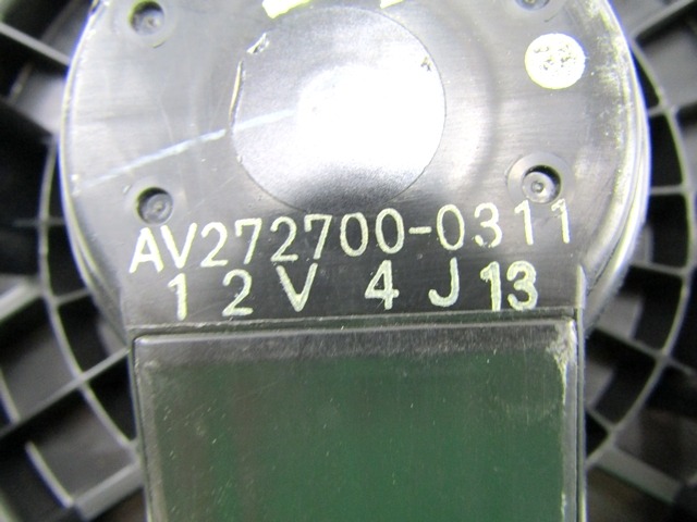 VENTILATOR  KABINE  OEM N. AV272700-0311 ORIGINAL REZERVNI DEL SUZUKI SWIFT MZ EZ MK3 (2004 - 2010) BENZINA LETNIK 2007