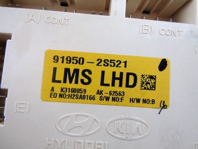 KOMPLET ODKLEPANJE IN VZIG  OEM N. 33134 KIT ACCENSIONE AVVIAMENTO ORIGINAL REZERVNI DEL HYUNDAI IX35 LM EL ELH (2009 - 2015)DIESEL LETNIK 2010