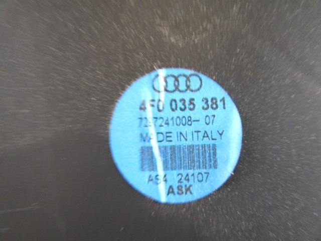 ZVOCNIKI OEM N. 4F0035381 ORIGINAL REZERVNI DEL AUDI A6 C6 4F2 4FH 4F5 BER/SW/ALLROAD (07/2004 - 10/2008) DIESEL LETNIK 2007