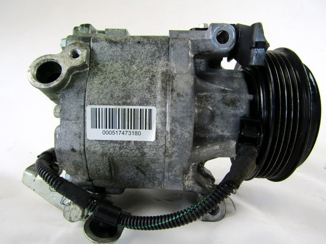 KOMPRESOR KLIME  OEM N. 51747318 ORIGINAL REZERVNI DEL FIAT 500 CINQUECENTO 312 MK3 (2007 - 2015) BENZINA LETNIK 2010