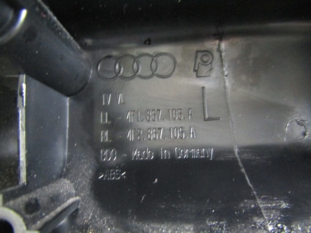 SREDINSKA KONZOLA OEM N. 4F1867105A ORIGINAL REZERVNI DEL AUDI A6 C6 4F2 4FH 4F5 BER/SW/ALLROAD (07/2004 - 10/2008) DIESEL LETNIK 2007