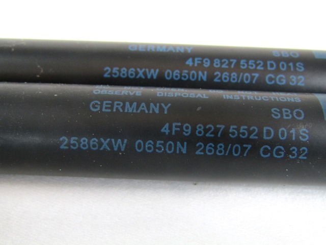 AMORTIZERJI PRTLJAZNIH VRAT  OEM N. 4F9827552D ORIGINAL REZERVNI DEL AUDI A6 C6 4F2 4FH 4F5 BER/SW/ALLROAD (07/2004 - 10/2008) DIESEL LETNIK 2007