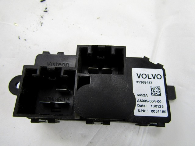 REGULATOR PREZRACEVANJA OEM N. 31369487 ORIGINAL REZERVNI DEL VOLVO V40 MK1 525 526 (2012 - 2016)DIESEL LETNIK 2013