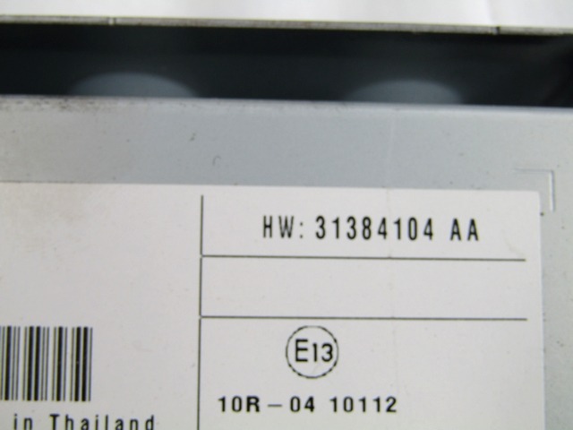 OJACEVALEC AVDIO/RADIO ENOTA  OEM N. 31384099AA ORIGINAL REZERVNI DEL VOLVO V40 MK1 525 526 (2012 - 2016)DIESEL LETNIK 2013