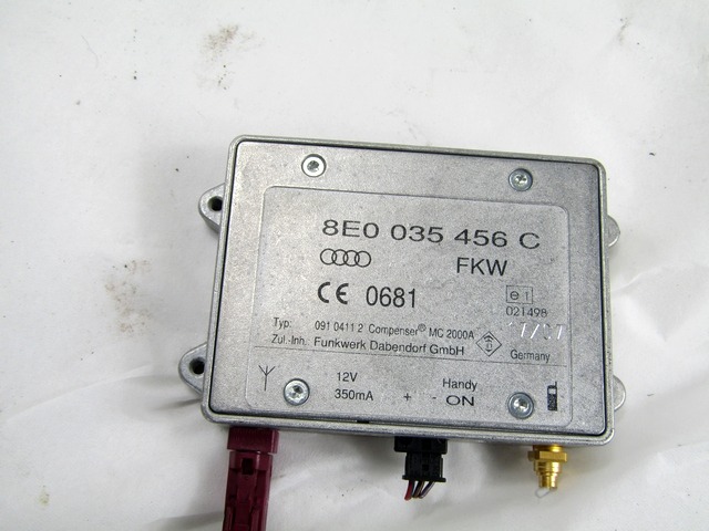 OJACEVALEC / ANTENA OEM N. 8E0035456C ORIGINAL REZERVNI DEL AUDI Q7 4L (2005 - 2015) DIESEL LETNIK 2007