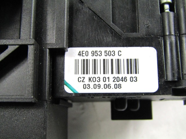 KRMILO SMERNIKI OEM N. 4E0953503C 4E0953513K4PK ORIGINAL REZERVNI DEL AUDI A4 B7 8EC 8ED 8HE BER/SW/CABRIO (2004 - 2007) DIESEL LETNIK 2006