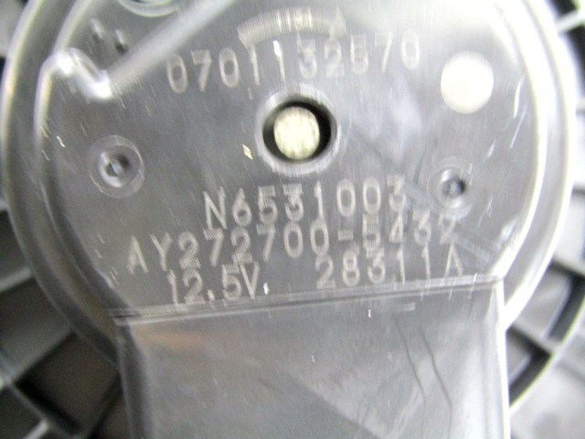 VENTILATOR  KABINE  OEM N. 0701132570 N6531003 ORIGINAL REZERVNI DEL LANCIA THEMA LX MK2 (2011 - 2014)DIESEL LETNIK 2013