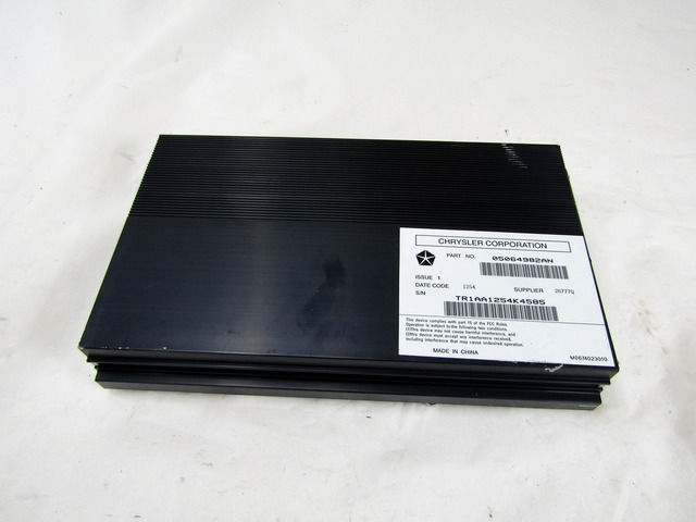 OJACEVALEC AVDIO/RADIO ENOTA  OEM N. 05064982AN ORIGINAL REZERVNI DEL LANCIA THEMA LX MK2 (2011 - 2014)DIESEL LETNIK 2013