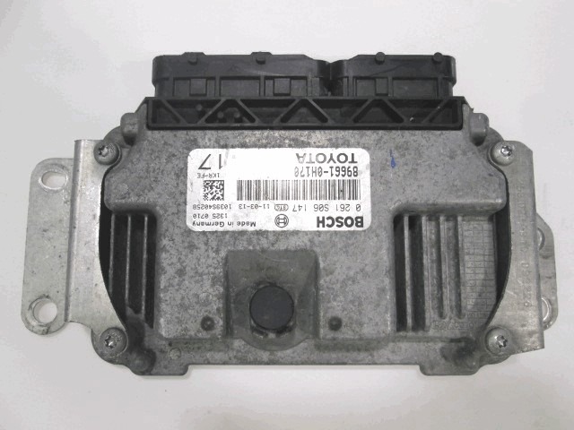 OSNOVNA KRMILNA ENOTA DDE / MODUL ZA VBRIZGAVANJE OEM N. 89661-0H170 ORIGINAL REZERVNI DEL CITROEN C1 (2005 - 2014) BENZINA LETNIK 2011