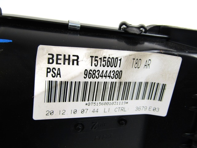 VENTILATOR  KABINE  OEM N. 9683444380 ORIGINAL REZERVNI DEL PEUGEOT 5008 0U 0E MK1 (2009 - 2013) DIESEL LETNIK 2011