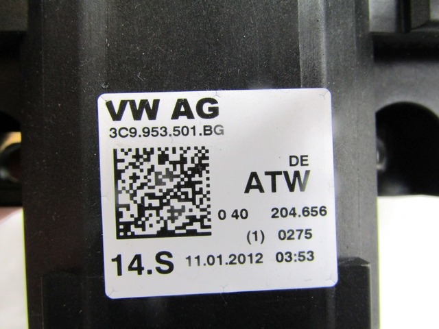 KRMILO SMERNIKI OEM N. 3C9953501BG 3C9953502B ORIGINAL REZERVNI DEL VOLKSWAGEN PASSAT B7 362 365 BER/SW (10/2010 - 2015)BENZINA/METANO LETNIK 2012