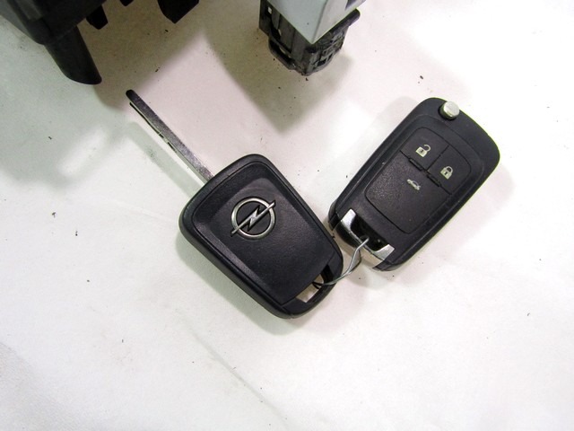 KOMPLET ODKLEPANJE IN VZIG  OEM N. 10475 KIT ACCENSIONE AVVIAMENTO ORIGINAL REZERVNI DEL OPEL ASTRA J P10 5P/3P/SW (2010 - 2015) DIESEL LETNIK 2013