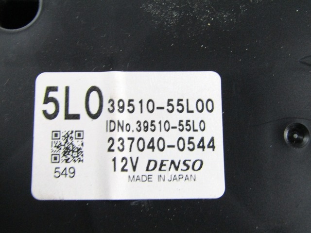 KONTROLNA ENOTA KLIMATSKE NAPRAVE / AVTOMATSKA KLIMATSKA NAPRAVA OEM N. 39510-55L00 ORIGINAL REZERVNI DEL FIAT SEDICI FY R (05/2009 - 2014) BENZINA LETNIK 2010