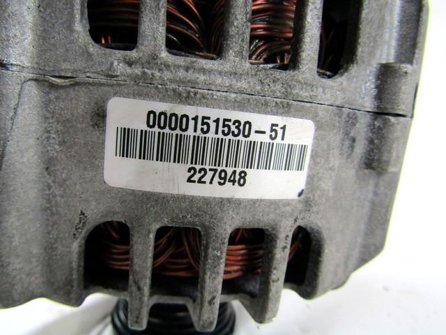 ALTERNATOR OEM N. DRA4194 ORIGINAL REZERVNI DEL RENAULT CLIO BB CB MK2 R / CLIO STORIA (05/2001 - 2012) DIESEL LETNIK 2004