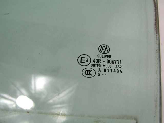 ZADNJA LEVA STEKLO OEM N. 3C9845025B ORIGINAL REZERVNI DEL VOLKSWAGEN PASSAT B6 3C2 3C5 BER/SW (2005 - 09/2010)  DIESEL LETNIK 2006