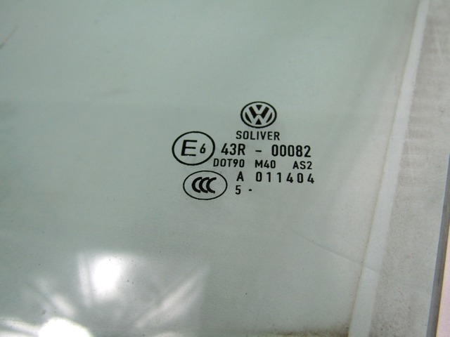 STEKLO SPREDNJIH LEVIH VRAT OEM N. 3C4845201B ORIGINAL REZERVNI DEL VOLKSWAGEN PASSAT B6 3C2 3C5 BER/SW (2005 - 09/2010)  DIESEL LETNIK 2006