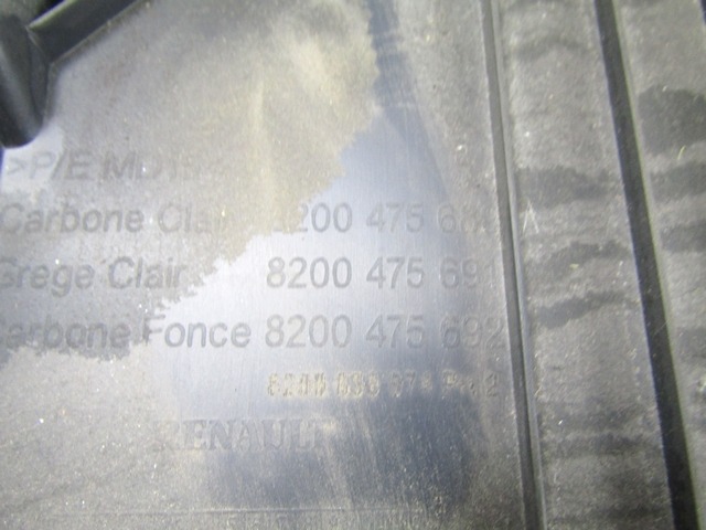 PREDAL ZA DOKUMENTE OEM N. 8200475692 ORIGINAL REZERVNI DEL RENAULT CLIO BR0//1 CR0/1 KR0/1 MK3 R (05/2009 - 2013) DIESEL LETNIK 2009