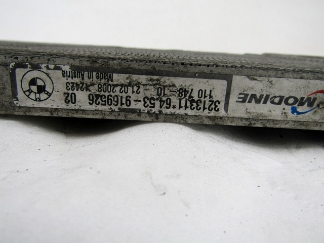 HLADILNIK KLIME OEM N. 64539169526 ORIGINAL REZERVNI DEL BMW SERIE 3 BER/SW/COUPE/CABRIO E90/E91/E92/E93 (2005 -2009) DIESEL LETNIK 2008