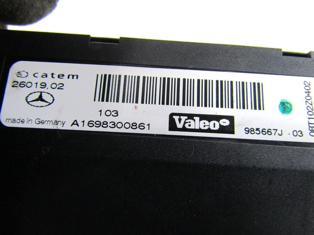 HLADILNIK ZA GRETJE OEM N. A1698300861 ORIGINAL REZERVNI DEL MERCEDES CLASSE B W245 T245 5P (2005 - 2011) DIESEL LETNIK 2008