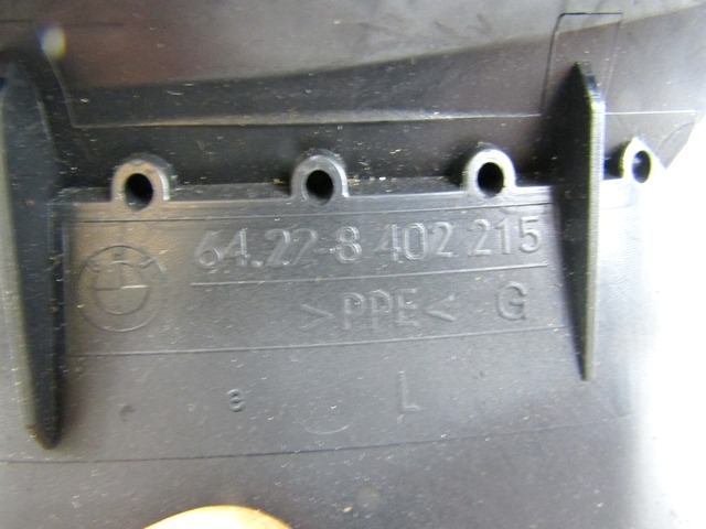 ODVOD ZRAKA OEM N. 64228402215 ORIGINAL REZERVNI DEL BMW X5 E53 (1999 - 2003)BENZINA LETNIK 2001