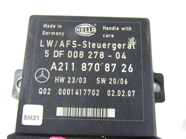 RACUNALNIK ZAROMETOV OEM N. A2118708726 ORIGINAL REZERVNI DEL MERCEDES CLASSE CLS C219 BER (2004 - 2010)DIESEL LETNIK 2007