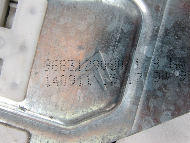 ROCNI SISTEM ZA DVIGOVANJE ZADNJEGA STEKLA  OEM N. 9683129080 ORIGINAL REZERVNI DEL CITROEN C3 MK2 SC (2009 - 2016) DIESEL LETNIK 2011