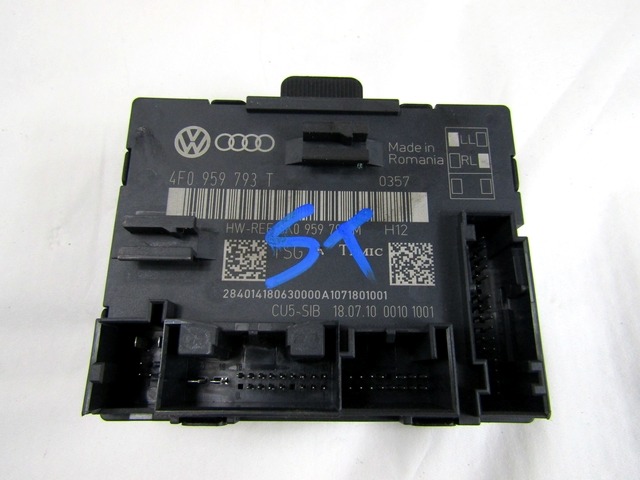 RACUNALNIK VRAT IN STEKEL OEM N. 4F0959793T ORIGINAL REZERVNI DEL AUDI A6 C6 R 4F2 4FH 4F5 BER/SW/ALLROAD (10/2008 - 2011) DIESEL LETNIK 2010