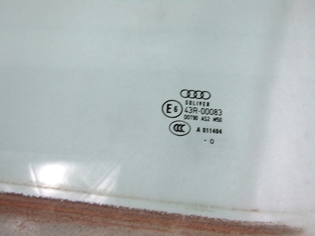 STEKLO SPREDNJIH LEVIH VRAT OEM N. 4F0845201D ORIGINAL REZERVNI DEL AUDI A6 C6 R 4F2 4FH 4F5 BER/SW/ALLROAD (10/2008 - 2011) DIESEL LETNIK 2010