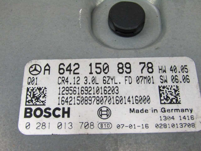 KOMPLET ODKLEPANJE IN VZIG  OEM N. 18962 KIT ACCENSIONE AVVIAMENTO ORIGINAL REZERVNI DEL MERCEDES CLASSE CLS C219 BER (2004 - 2010)DIESEL LETNIK 2007