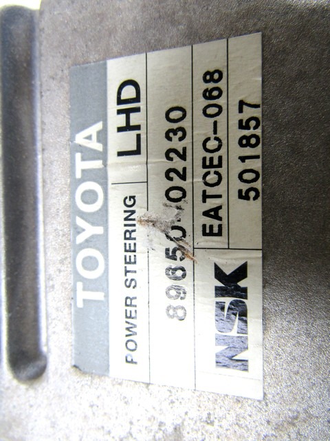 ELEKTRICNI SERVO VOLAN ENOTA OEM N. 89650-02230 ORIGINAL REZERVNI DEL TOYOTA COROLLA E12 (2000 - 2006) DIESEL LETNIK 2006