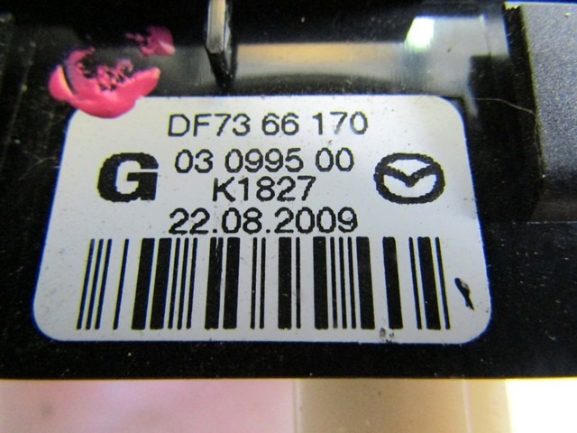 GLAVNO STIKALO LUCI OEM N. DF7366170 ORIGINAL REZERVNI DEL MAZDA 2 DE DH MK2 (2007 - 2014) BENZINA/GPL LETNIK 2009