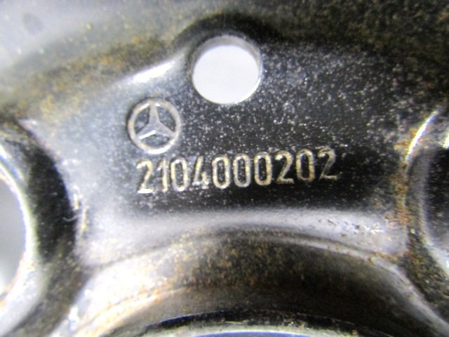 REZERVNO KOLO OEM N. 2104000202 ORIGINAL REZERVNI DEL MERCEDES CLASSE E W210 S210 BER/SW (1995 - 1999) BENZINA LETNIK 1996