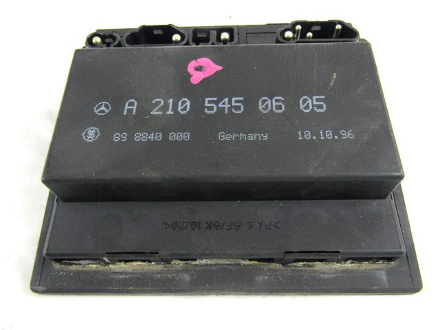RACUNALNIK ZAROMETOV OEM N. A2105450605 ORIGINAL REZERVNI DEL MERCEDES CLASSE E W210 S210 BER/SW (1995 - 1999) BENZINA LETNIK 1996
