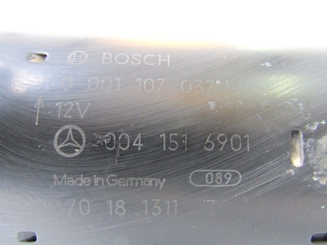 ZAGANJAC MOTORJA  OEM N. 1107037 ORIGINAL REZERVNI DEL MERCEDES CLASSE E W210 S210 BER/SW (1995 - 1999) BENZINA LETNIK 1996