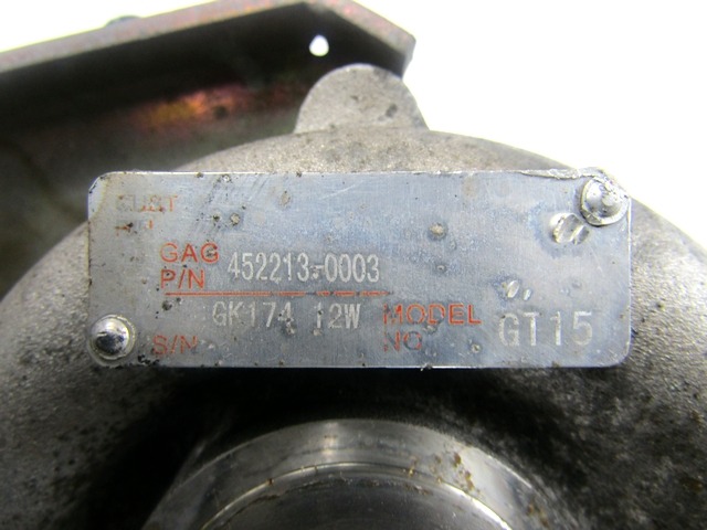 TURBINA OEM N. 4522130003 ORIGINAL REZERVNI DEL GONOW GX6 GX6-2 BX (2005 -2012)DIESEL LETNIK 2007