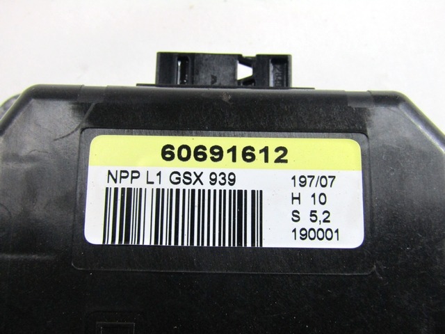 RACUNALNIK VRAT IN STEKEL OEM N. 60691612 ORIGINAL REZERVNI DEL ALFA ROMEO 159 939 BER/SW (2005 - 2013) DIESEL LETNIK 2007