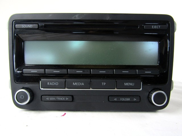 RADIO CD / OJACEVALNIK / IMETNIK HIFI OEM N. 1K0035186AA ORIGINAL REZERVNI DEL VOLKSWAGEN GOLF VI 5K1 517 AJ5 MK6 (2008-2012) DIESEL LETNIK 2010