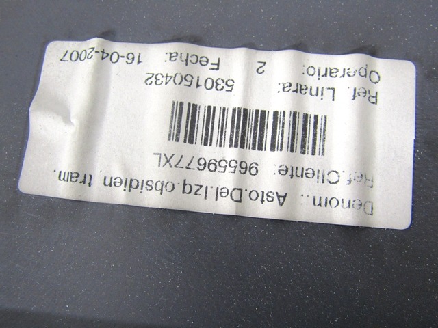 NOTRANJA OBLOGA SPREDNJIH VRAT OEM N. PNASTCTC3PLUMK1RCB2P ORIGINAL REZERVNI DEL CITROEN C3 / PLURIEL MK1R (09/2005 - 11/2010) BENZINA LETNIK 2008
