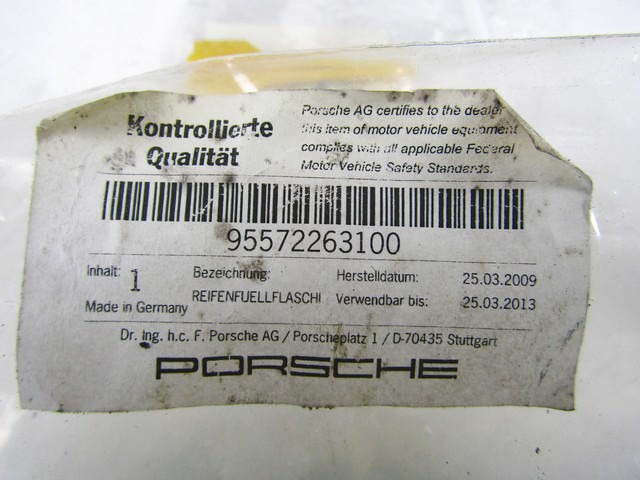 KOMPLET ZA POPRAVILO OEM N. 95572263100 ORIGINAL REZERVNI DEL PORSCHE CAYENNE 9PA MK1 (2003 -2008) BENZINA LETNIK 2004