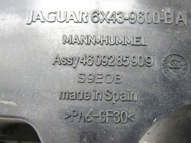 FILTAR ZRAKA OEM N. 6X43-9600-BA ORIGINAL REZERVNI DEL JAGUAR X-TYPE X400 MK1 R BER/SW (2005 - 2009)DIESEL LETNIK 2009