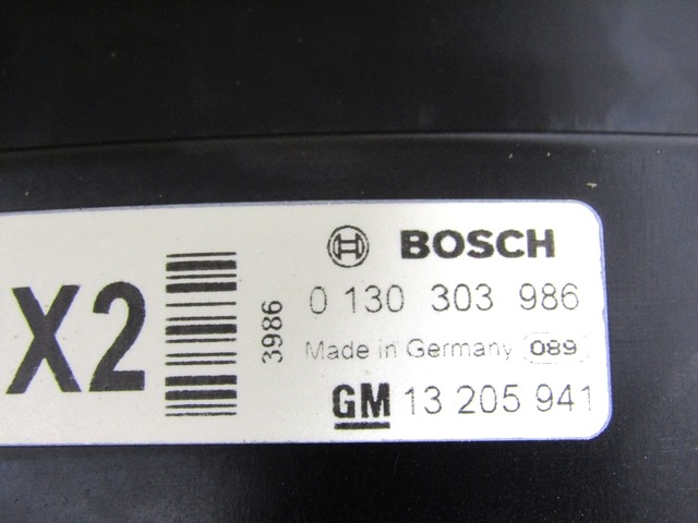 VENTILATOR HLADILNIKA OEM N. 13205941 ORIGINAL REZERVNI DEL OPEL ASTRA H A04 L48 L08 L35 L67 R 5P/3P/SW (2007 - 2010) BENZINA LETNIK 2009