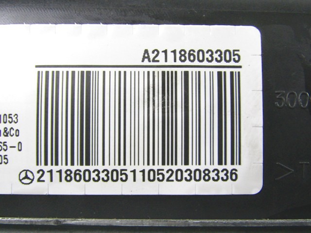 AIRBAG SOPOTNIK OEM N. A2118603305 ORIGINAL REZERVNI DEL MERCEDES CLASSE E W211 S211 BER/SW (03/2002 - 05/2006) DIESEL LETNIK 2005