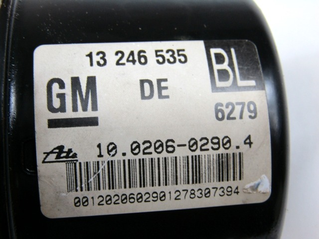 ABS AGREGAT S PUMPO OEM N. 13246535 ORIGINAL REZERVNI DEL OPEL ASTRA H A04 L48 L08 L35 L67 R 5P/3P/SW (2007 - 2010) DIESEL LETNIK 2008