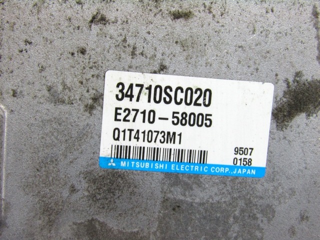ELEKTRICNI SERVO VOLAN ENOTA OEM N. 34710SC020 ORIGINAL REZERVNI DEL SUBARU FORESTER SH  (2008 - 2011)BENZINA/GPL LETNIK 2010