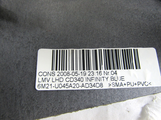 SREDINSKA KONZOLA  OEM N. 6M21U045A20AD34D8 ORIGINAL REZERVNI DEL FORD GALAXY WA6 MK2 (2006 - 2015)DIESEL LETNIK 2008