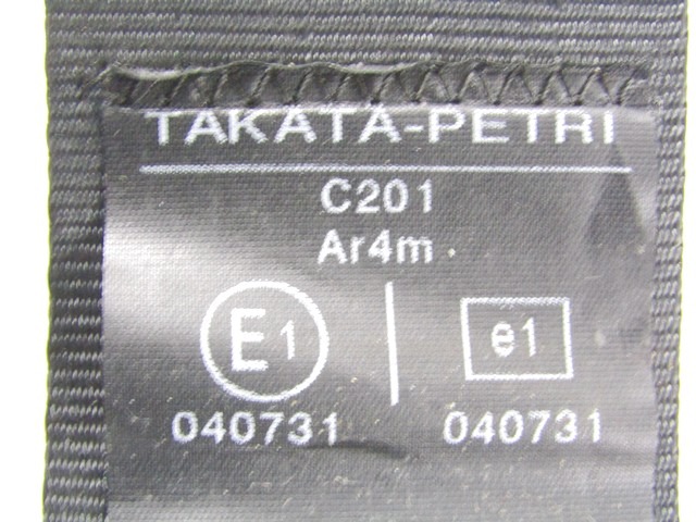 VARNOSTNI PAS OEM N. 9654437977 ORIGINAL REZERVNI DEL CITROEN C4 PICASSO/GRAND PICASSO MK1 (2006 - 08/2013) DIESEL LETNIK 2007