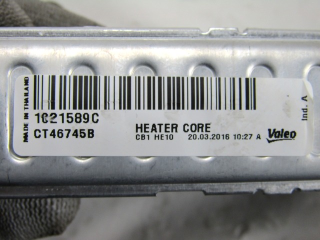 GRELEC RADIATORJA OEM N. 271153553R ORIGINAL REZERVNI DEL RENAULT CLIO BH KH MK4 (2012 - 2019)DIESEL LETNIK 2016