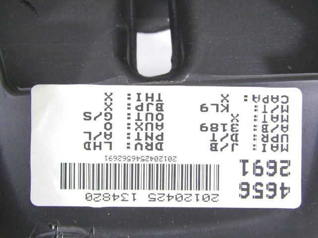 ARMATURNA PLOSCA OEM N. 46562691 ORIGINAL REZERVNI DEL CHEVROLET AVEO MK2 T300 (2011 - 2015) DIESEL LETNIK 2012