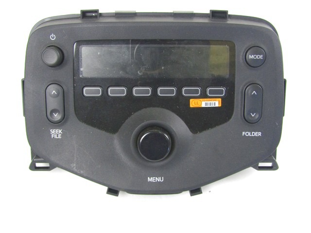 RADIO CD / OJACEVALNIK / IMETNIK HIFI OEM N. 86120-0H040 ORIGINAL REZERVNI DEL CITROEN C1 (2014 - 2021) BENZINA LETNIK 2016